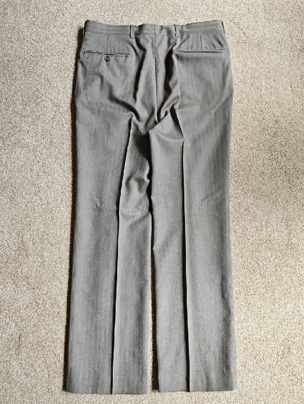 Custom Made Size 34x36 Men's Light Olive Dress Pants - Picture 3 of 11